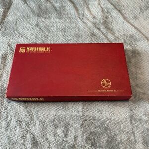 Vintage 1968 Numble The Cross Number Board Game by Selchow and Righter